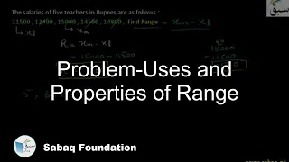 Problem-Uses and Properties of Range Math Lecture Sabaq pk