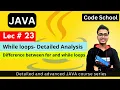 While loops in java Java full course in hindi Java Tutorial 23