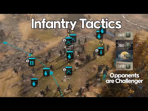 Infantry Tactics - US Forces 4v4 - Company of Heroes 3