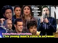 سلمان خان وشاه روخ خان يبكيان عند سماع صلاة جبريل على المعبود الهندي sholawat jibril #Indianidol