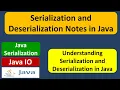 Serialization and Deserialization Notes in Java Java IO Java Tutorial