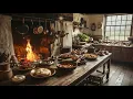 The Simple Sound Of Fire In The Old-Fashioned Kitchen Makes You Feel The Warmth In The Cold Winter
