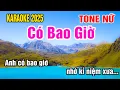 Download Lagu Có Bao Giờ Karaoke Tone Nữ Nhạc Sống gia huy beat