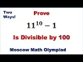 Math Olympiad Number Theory - 11 10