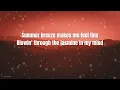 Summer Breeze || Keith Urban || Lyrics