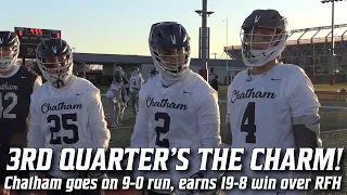 Chatham 19 Rumson-Fair Haven 8 HS Boys Lacrosse Shep Boyd 4 Goals