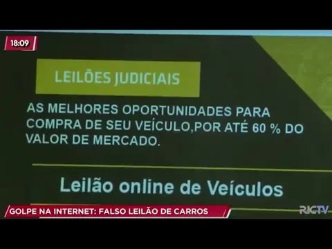 Golpe com falsos leilões de veículos na internet é aplicado em Florianópolis