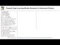 Robust Optimization Lecture 23 Part 2 Applied Deep Learning