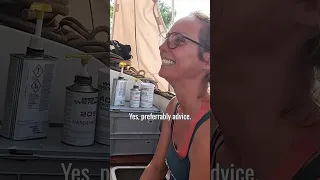 This is NOT my strongest suit!!! #boatlife #boatrefit #notmycupoftea