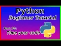 Timing your code with timeit - Python Tutorial Part 30