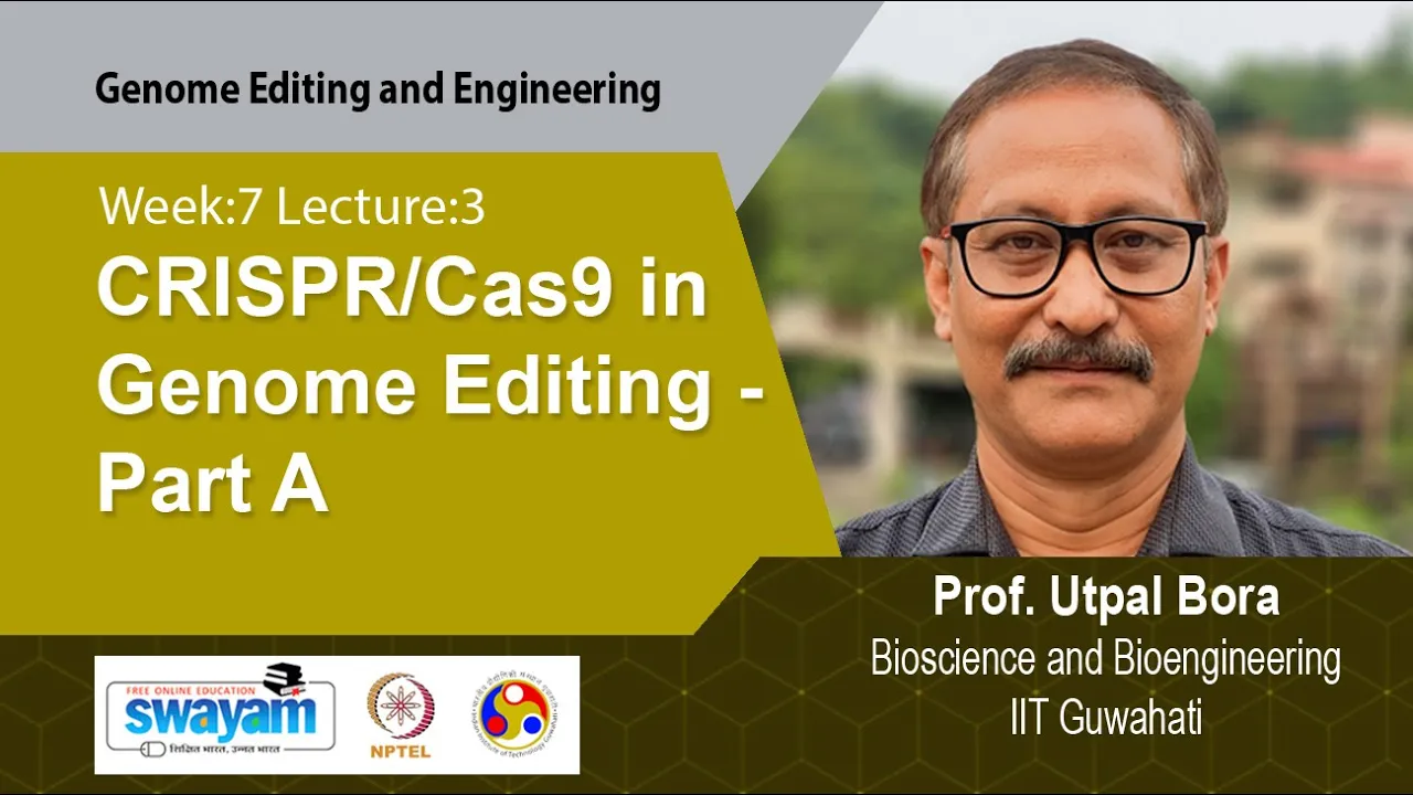 Lec 22: CRISPR/Cas9 in Genome Editing - Part A