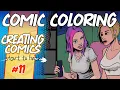 Coloring Comic Pages - Creating Comics Start to Finish