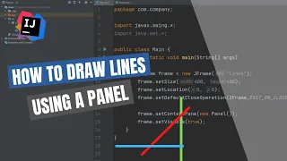 How to DRAW LINES in JFrame using Java