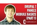 Drupal 7 Panels Module Basics part 1 - Daily Dose of Drupal episode 128