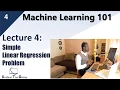 Lecture 4 - Simple Linear Regression Problem
