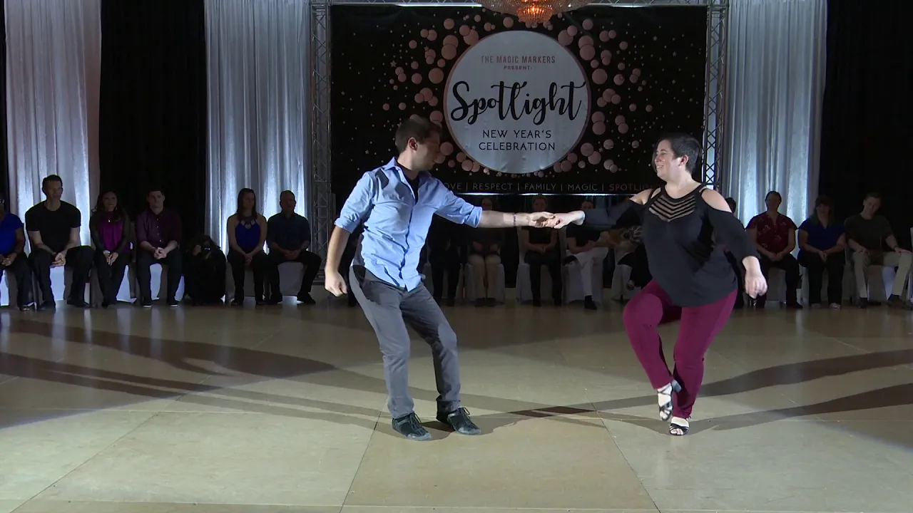 Spotlight New Years 2018 2019 Novice Jack & Jill John Collini & Stephanie Honderich