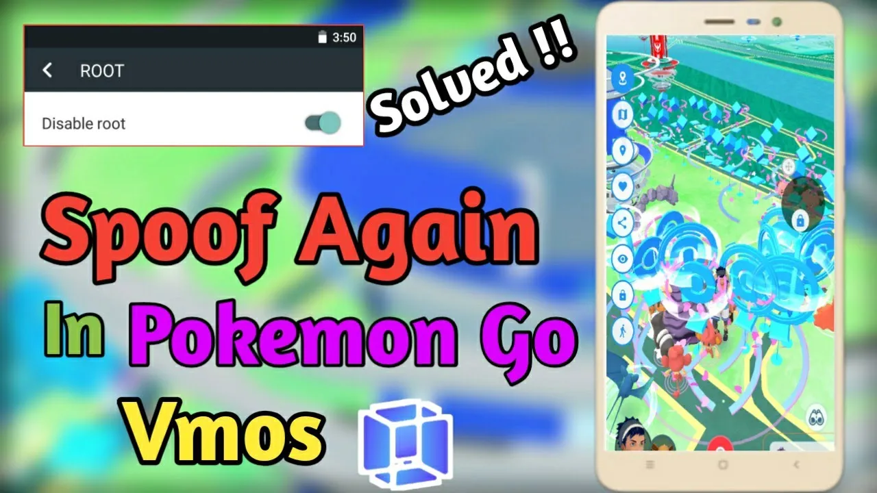 SPOOF IN POKEMON GO IN VMOS WITHOUT INTERNET ERROR AND UNABLE TO AUTHENTICATE