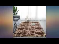 Fuzzy Abstract Area Rugs for Bedroom Living Room Tie-Dye Fluffy Shag Fur Rug Ultra review
