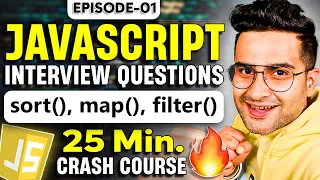 Ep 1 - JavaScript Interview Question Exploring forEach Map Filter Sort Functions