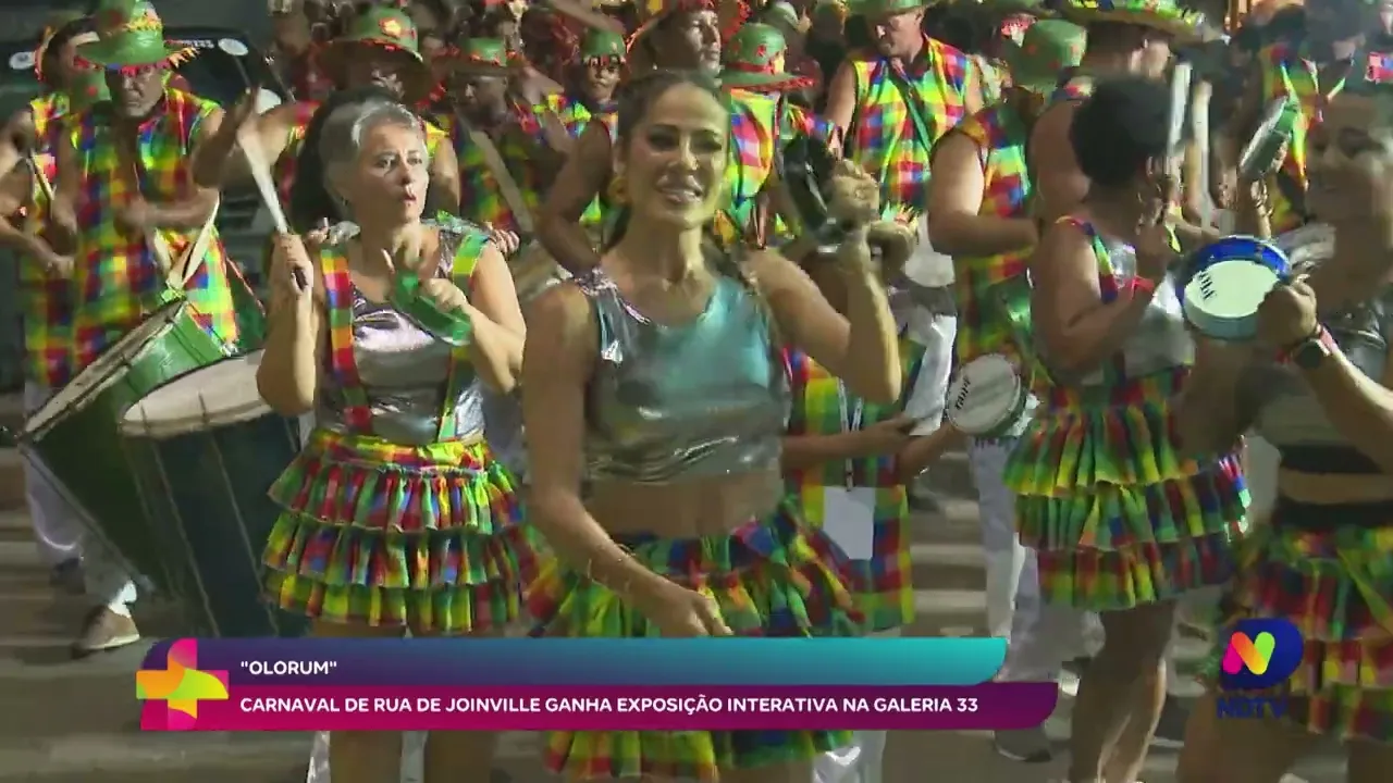 "Olorum" Carnaval de rua de Joinville ganha exposição interativa na Galeria 33