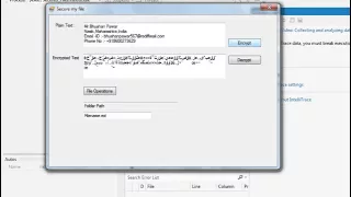 Encrypt decrypt file and save with any extension in VB net