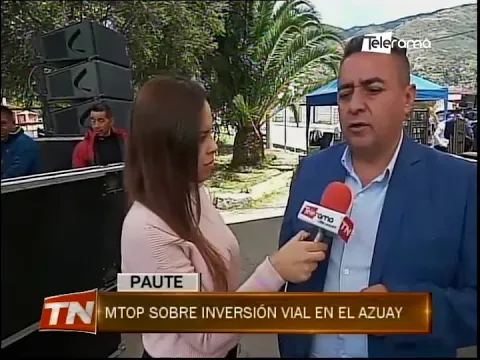 MTOP sobre inversión vial en el Azuay