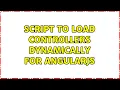 Script to load controllers dynamically for AngularJS