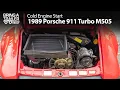 1989 Porsche 911 Turbo Cabriolet Cold Start Bring a Trailer