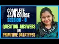 Java Full Course 8 MCQs on Primitive Data Types in Java