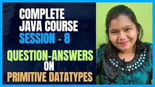 Java Full Course 8 MCQs on Primitive Data Types in Java