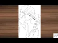 How to Draw Anime Boy and Girl Step by Step Cute Romantic Couple Drawing Tutorial Love Sketch