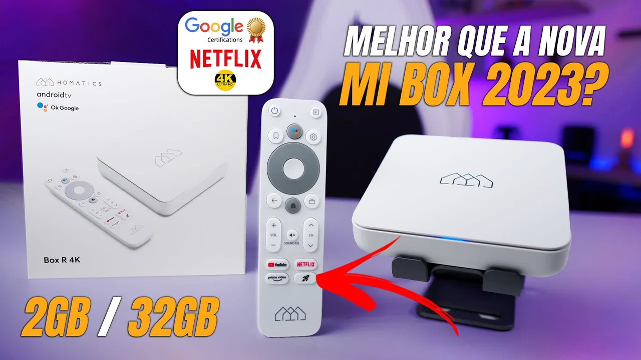 Essa BOX TEM ???? o que na NOVA XIAOMI TV BOX Deveria Ter - HOMATICS BOX R 4K