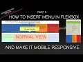 Flexbox CSS Tutorial for Beginners - Simple Responsive Menu