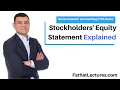 Stockholders s Equity Statement