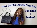 Marc Jacobs Leather Tote Bag Unboxing Review Is It Worth it