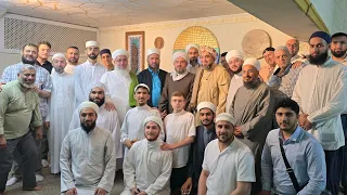 سيدنا الشيخ حسين مع باقه من العلماء والمشايخ في مناسبه ليلة سنه الهجري دندنها