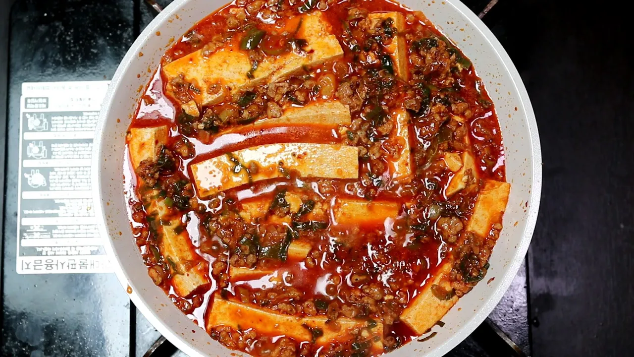 기사식당 두부조림