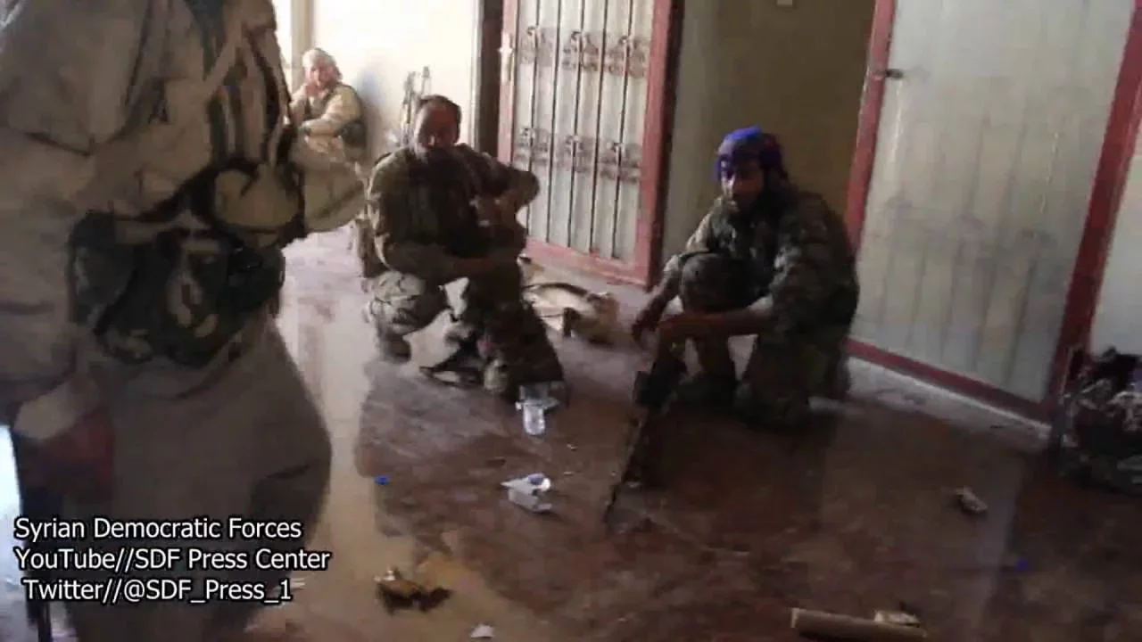 Side of the clashes in Manbej 2016.07.5