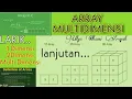 ARRAY Lanjutan Array Multidimensi