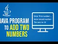 Java Program to Add Two Numbers Simple Code for Beginners Fyp Coder