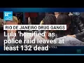 Lagu Brazil's Lula 'horrified' by death toll in Rio de Janeiro anti-gang raids • FRANCE 24 English