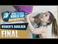 Women s Boulder final Salt Lake City 2023