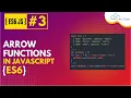 ES6 Arrow Functions in JavaScript tutorial Arrow Function Expression Hindi Part-3