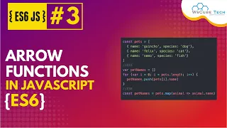 ES6 Arrow Functions in JavaScript tutorial Arrow Function Expression Hindi Part-3