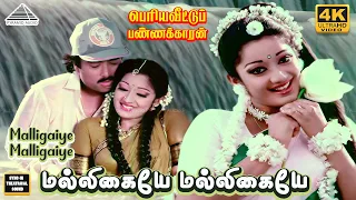 malligaiye malligaiye 4k tamil video song periya veetu pannakkaran ilaiyaraaja karthik kanaka