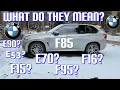 BMW Chassis Codes Explained - E F and G Codes
