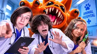 НИКОГДА НЕ БЕРИ ДРУГА ЛЕЧИТЬ ЖИВОТНЫХ в ANIMAL HOSPITAL В РЕАЛЬНОЙ ЖИЗНИ !