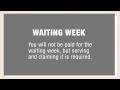 What is A Waiting Week