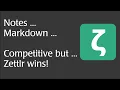 Open Source Notes and Markdown apps - Zettlr wins