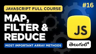foreach map filter reduce methods in JavaScript JavaScript Full Course in Telugu